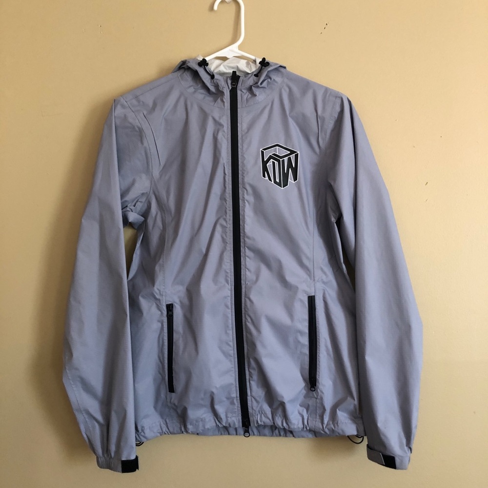 Wicked clothing gray windbreaker